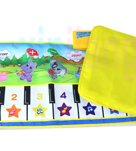 Multifunctional Music Piano Mat for Kids, Green