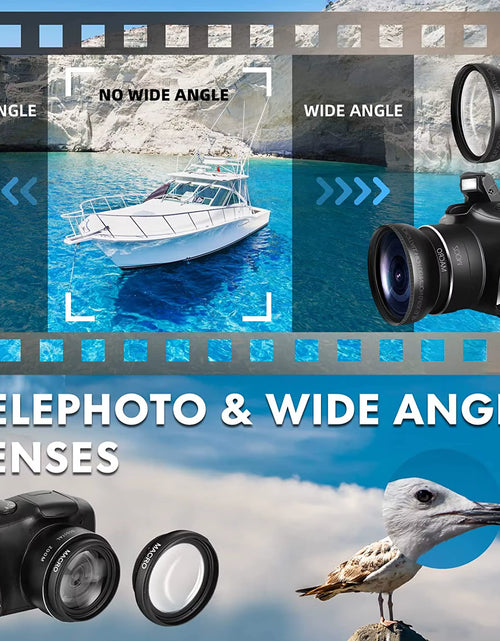 Load image into Gallery viewer, 4K Digital Camera Ultra 48MP Camera Vlogging Camera with Wide Angle Lens 16X Digital Zoom 3.0 Inch Screen Camera
