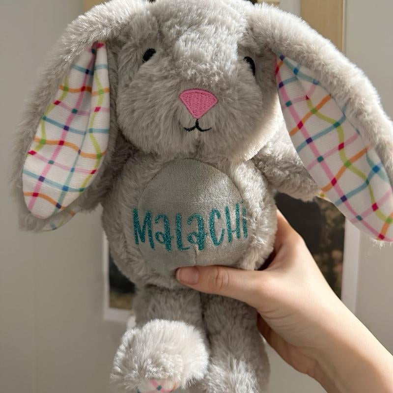 Personalized Easter Bunny, Easter Basket Stuffer, Easter Gift Ornaments Decoration