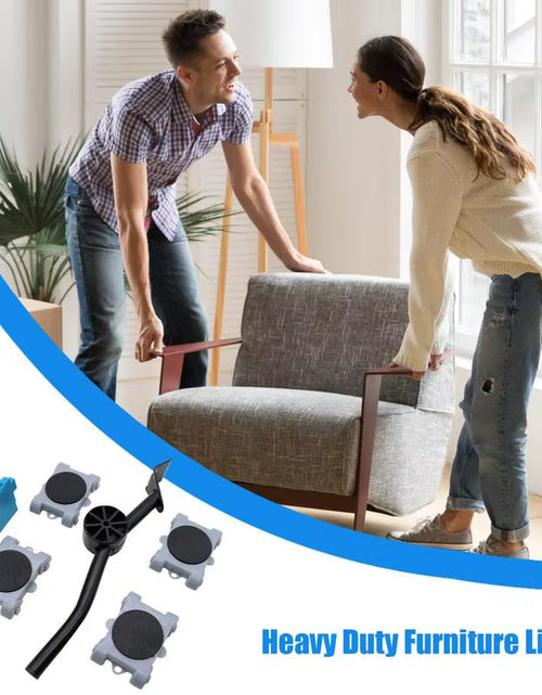 Load image into Gallery viewer, Furniture Lifter Mover Furniture Movers with Wheels Furniture Sliders Lifters Tool for Moving Heavy Duty Furniture Dollies

