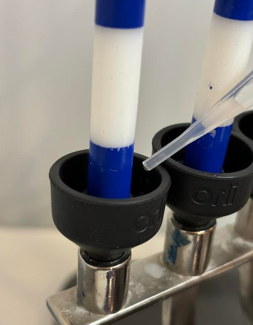 Load image into Gallery viewer, Orli Silicone Candle Cups for Chanukah Menorahs, Judaica by the Candleware Collective, #Hanukkah Candlestick Holder #Jewishtiktok Shabbat Candles
