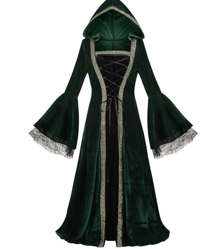 Women'S plus Size Medieval Dress Costume for Renaissance Princess - Accessories, Womenswear Lace Adjustable Sleeve Breathable Vampire Costume