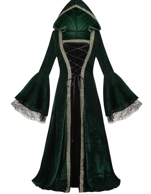 Load image into Gallery viewer, Women&#39;S plus Size Medieval Dress Costume for Renaissance Princess - Accessories, Womenswear Lace Adjustable Sleeve Breathable Vampire Costume
