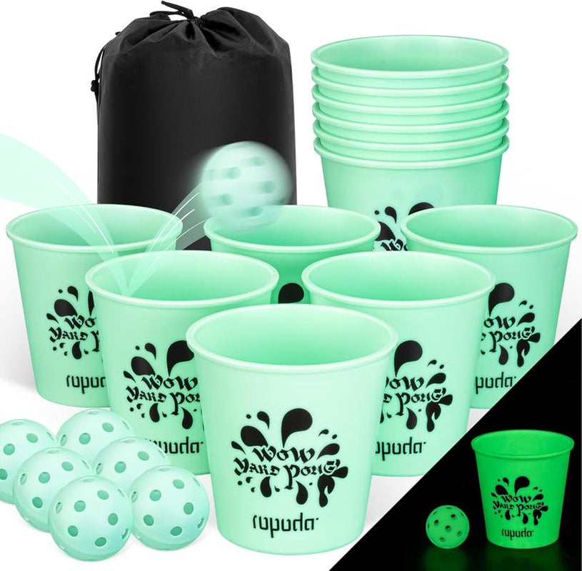 (Summer Turn-Up)Ropoda Yard Pong - Giant Yard Games Set Outdoor for the Beach, Camping, Lawn and Backyard, Summer Turn up & Father'S Day Deal