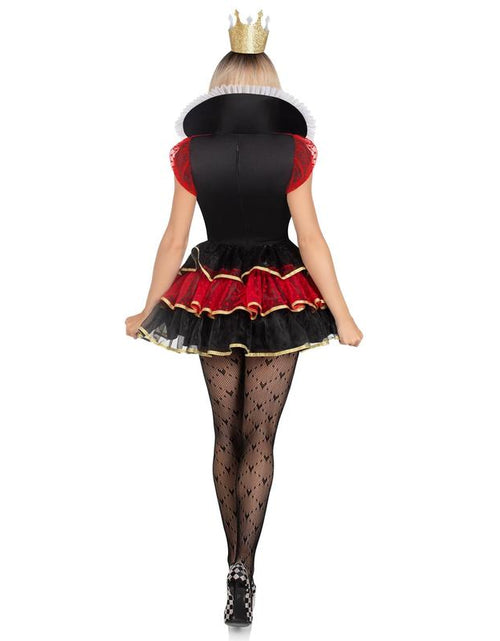 Load image into Gallery viewer, Queen of Hearts Wonderland Halloween Costume Dress
