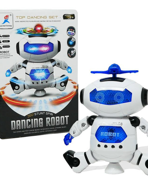 Load image into Gallery viewer, Dancing Robot with Lights and Sound 360 Degree LED Spinning

