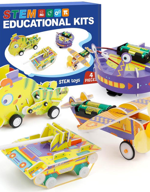Load image into Gallery viewer, STEM Kits for Kids , STEM Toys for Boys, Science Experiments Robotics Engineering Projects Crafts Robot Building Activities for 6 7 8 9 10 11 12 13 14 Year Old Boys
