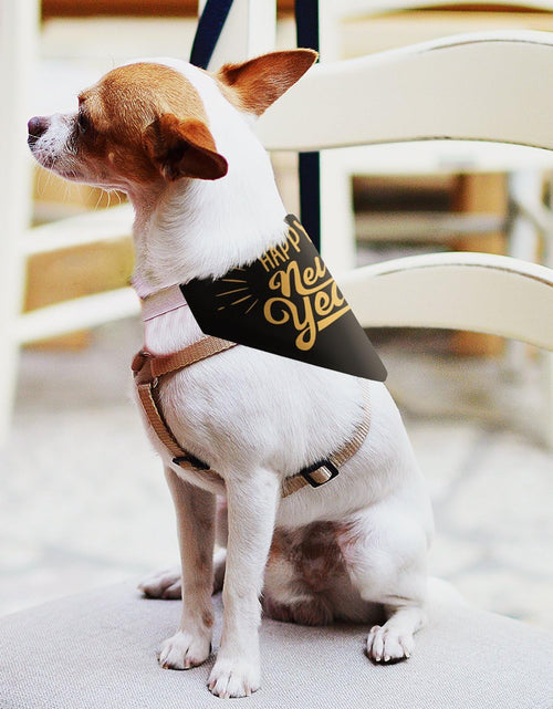 Load image into Gallery viewer, Dog New Years Costume Happy New Year Outfit for Dogs Pet Collar Scarf for Smaller Dogs New Year
