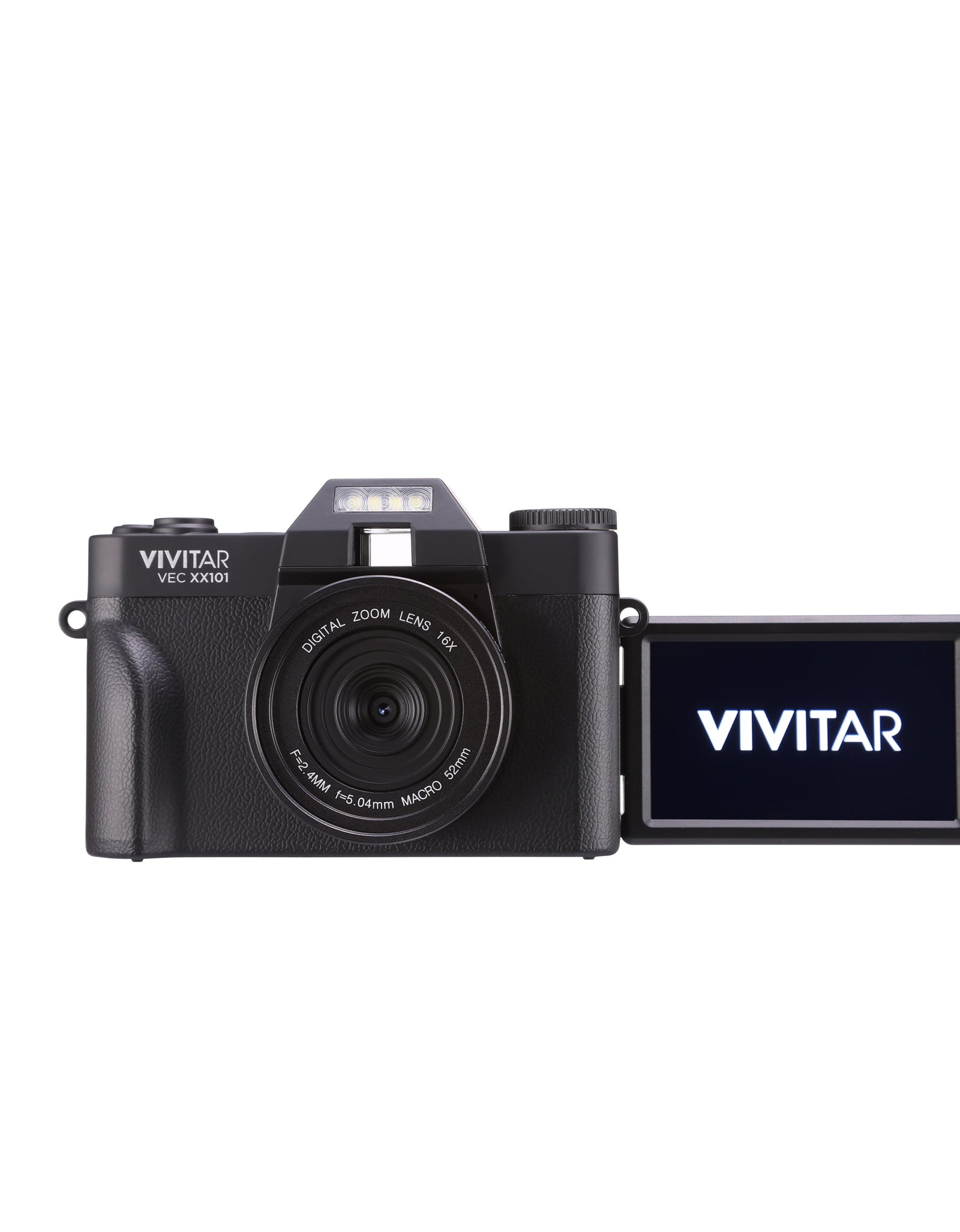 4K Digital Camera, 8X Digital Zoom, 3" LED Display, Bonus Macro Lens, Included SD Card