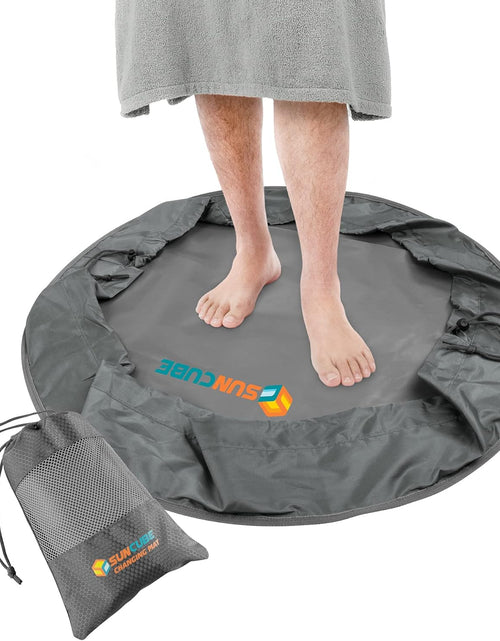 Load image into Gallery viewer, Wetsuit Changing Mat, Waterproof Surf Bag, Drawstring Wetsuit Bag, Surfing Accessories for Kayakers, Dry Bag for Beach, Durable Compact No Leak Mat for Scuba
