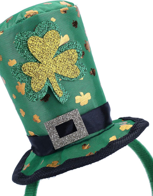 Load image into Gallery viewer, St Patricks Day Dog Costume - St. Patty&#39;S Day Doggie Headband and Green Bow Tie Kit
