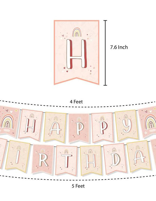 Load image into Gallery viewer, Boho Birthday Party Kit, Boho Birthday Decorations, Boho Backdrop, Boho Balloons, Boho Cake Topper
