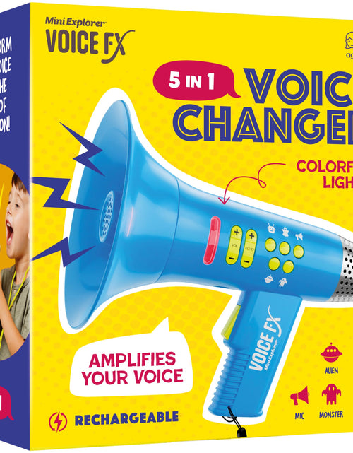 Load image into Gallery viewer, Voice Changer for Kids - Voice Changing Device for Boys &amp; Girls Ages 3-8+ Olds - Birthday Easter Gifts for 3 4 5 7 8 Year Old Boy - Cool Outdoor Toys Gift Ideas for Kid Toddler

