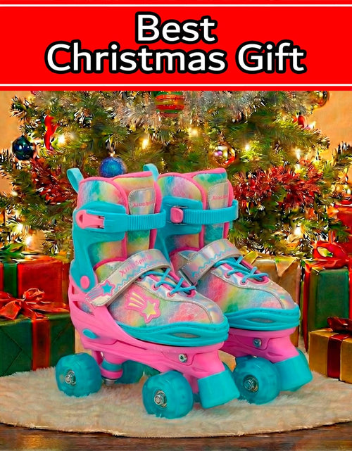 Load image into Gallery viewer, Xinosports Kids Adjustable Roller Skates for Girls &amp; Boys with Light up Wheels (Ages 5-20) – Roller Skates with Illuminating Wheels
