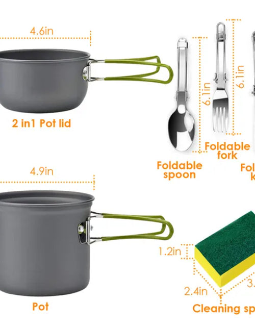Load image into Gallery viewer, 8 Camping Cookware Sets Camping Stove Cookware Sets
