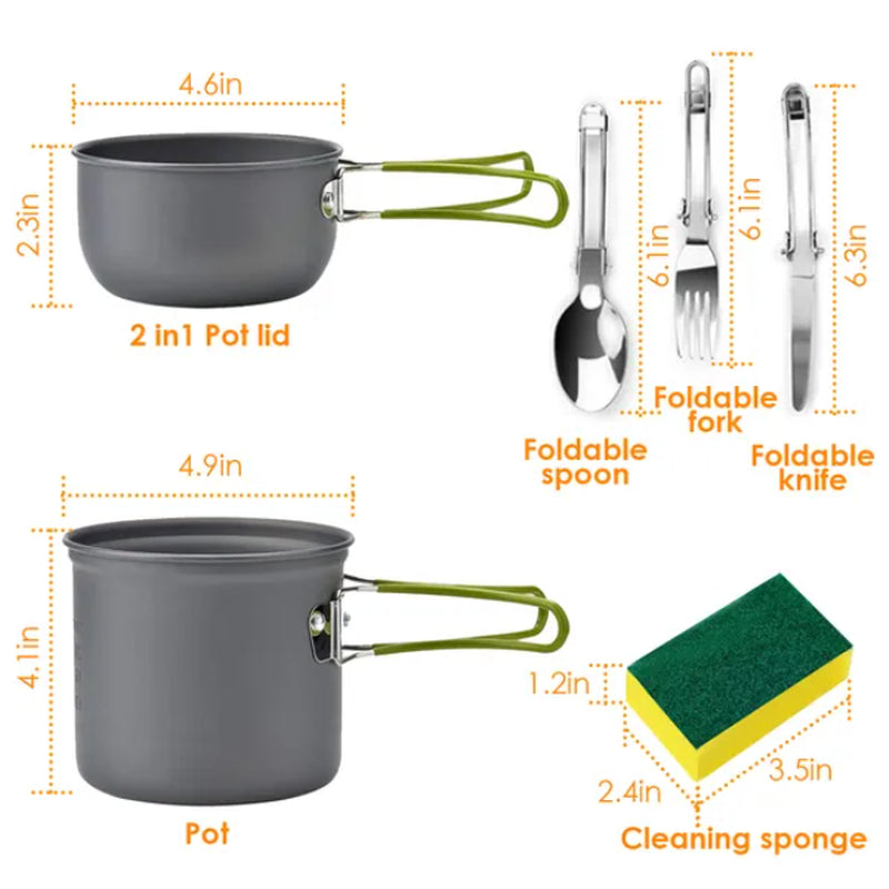 8 Camping Cookware Sets Camping Stove Cookware Sets