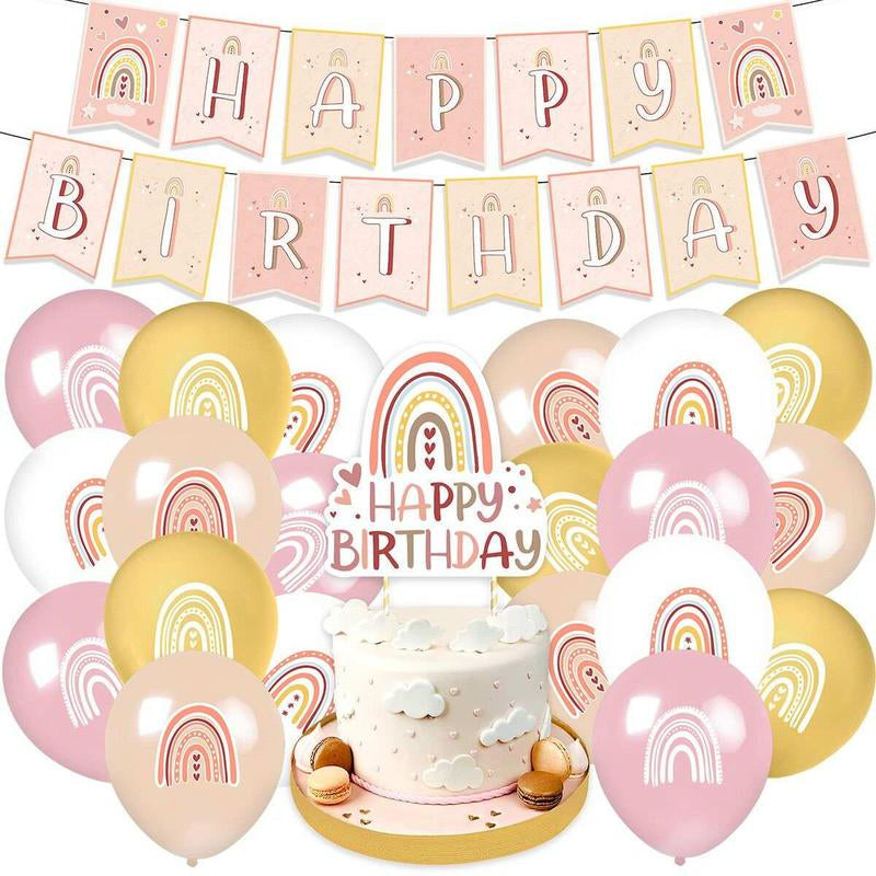 Boho Birthday Party Kit, Boho Birthday Decorations, Boho Backdrop, Boho Balloons, Boho Cake Topper