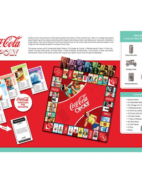 Load image into Gallery viewer, Opoly Family Board Games - Coca-Cola Opoly
