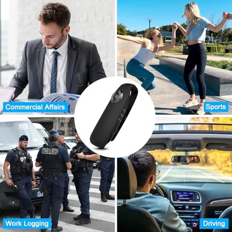 32G Body Camera, Small Sport Video Camera HD 1080P Body Camera, Portable