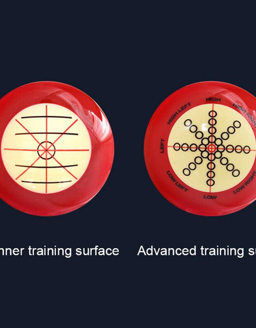 Load image into Gallery viewer, Red Training Cue Ball for Pool Games
