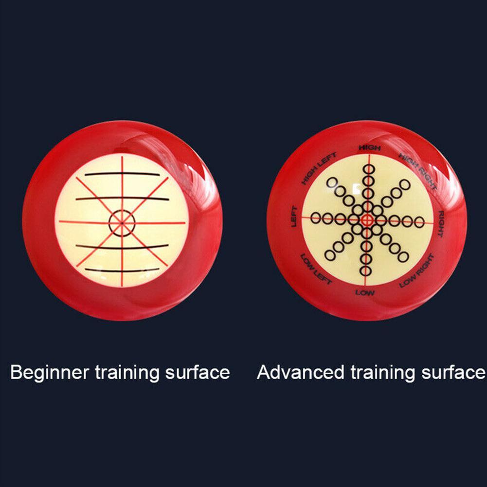Red Training Cue Ball for Pool Games