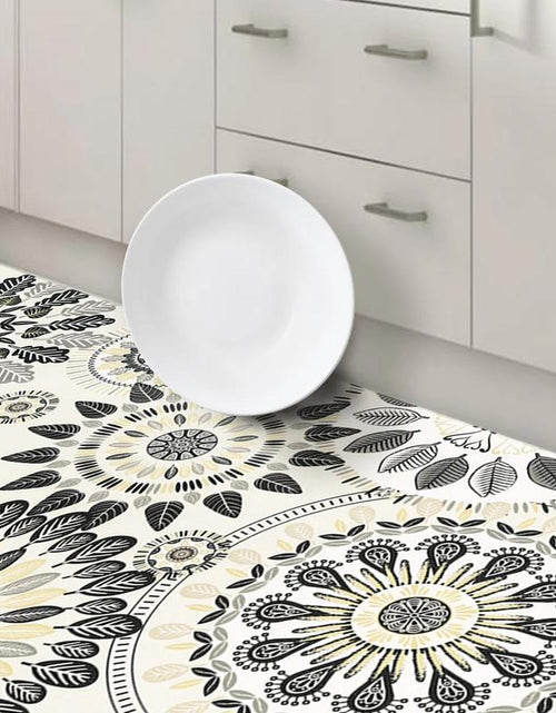 Load image into Gallery viewer, [Fallfreshness] HEBE anti Fatigue Kitchen Rug Sets 2 Piece Non Slip Kitchen Mats for Floor Cushioned Kitchen Rugs and Mats Waterproof Comfort Standing Mat Runner for Kitchen, Home Office, Sink, Laundry
