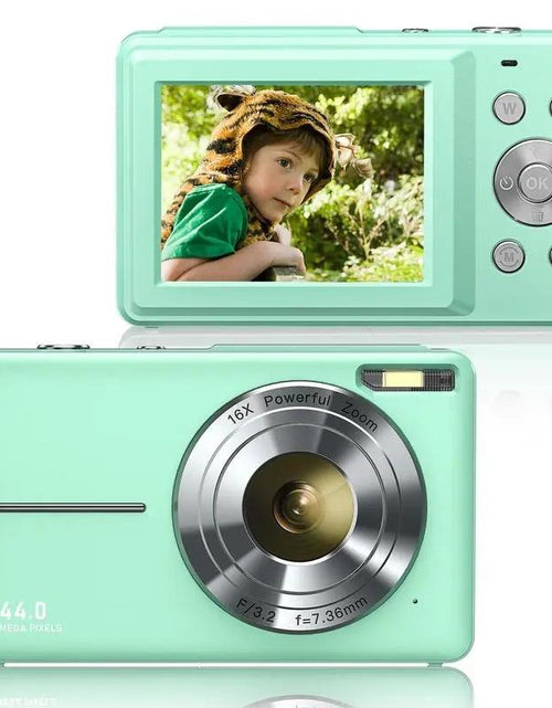 Load image into Gallery viewer, Fall FHD 1080P Digital Cameras Withsd Card, 16X Digital Zoom Camera,Portable Mini Digital Camera Forstudents Boys Girs, Point and Shootcamera Digital for Gifts, Back Toschool Gifts, Boyfriend Gift
