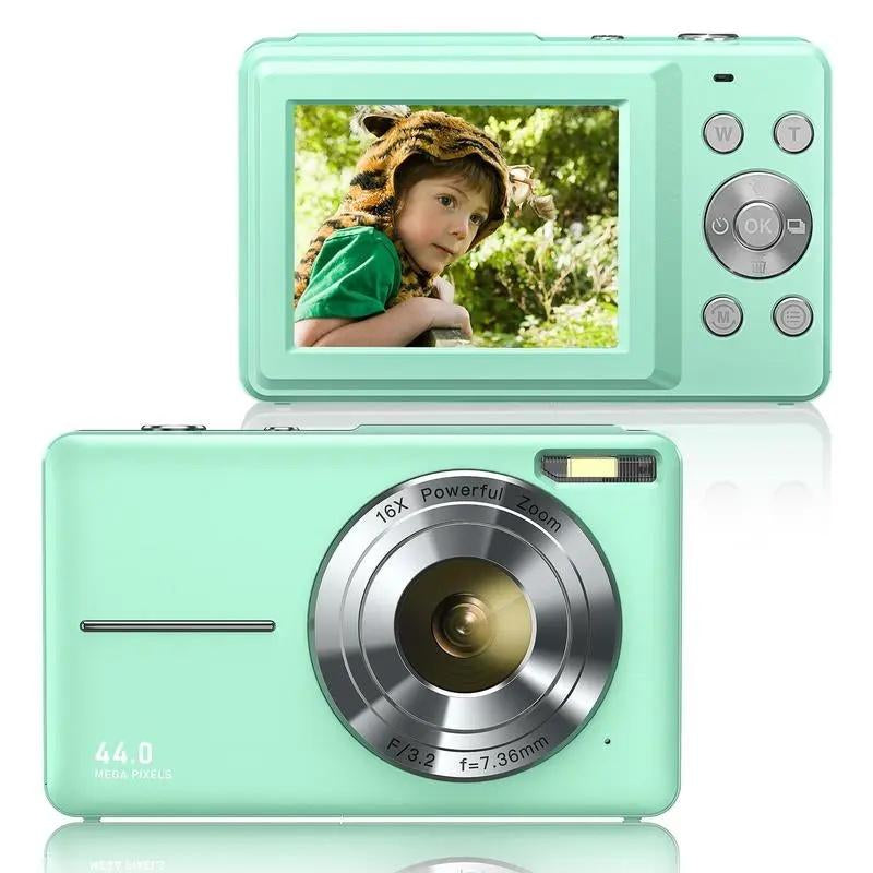 Fall FHD 1080P Digital Cameras Withsd Card, 16X Digital Zoom Camera,Portable Mini Digital Camera Forstudents Boys Girs, Point and Shootcamera Digital for Gifts, Back Toschool Gifts, Boyfriend Gift