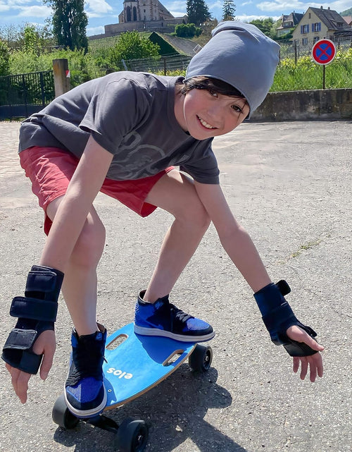 Load image into Gallery viewer, Protective Gear Set: Knee Pads, Wrist Guards, Elbow Pads - Comfortable &amp; Adjustable for Adults &amp; Kids, Ideal for Skating, Biking, Scooter, Rollerblade &amp; More
