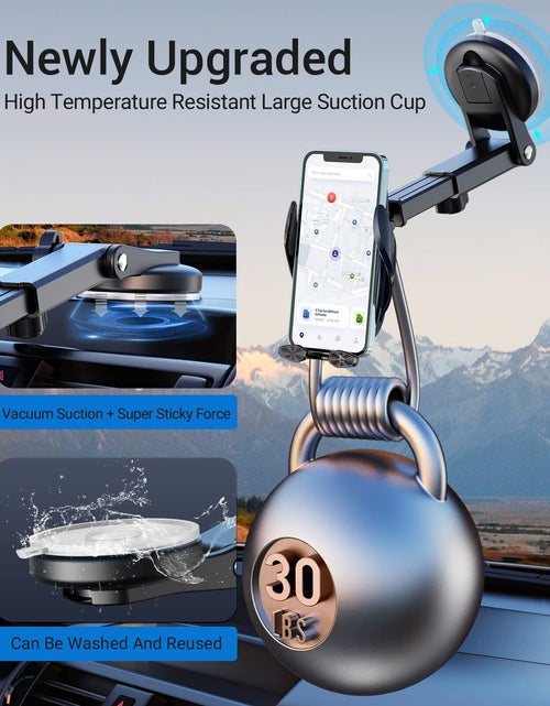 Load image into Gallery viewer, Wireless Car Charger, 15W Fast Wireless Charger for Car Auto-Clamping, Fit Fo...
