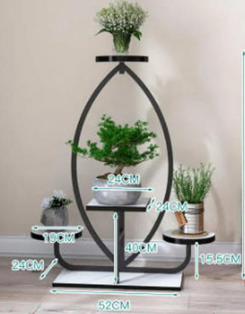 Load image into Gallery viewer, Stylish Lotus Shape Plant Stand Indoor Tall Plant Shelf Metal Tiered Hanging Shelf, Wedding Flower Stands, Indoor Plant Stand, Wedding Decor, Home Decor Organiser Rack
