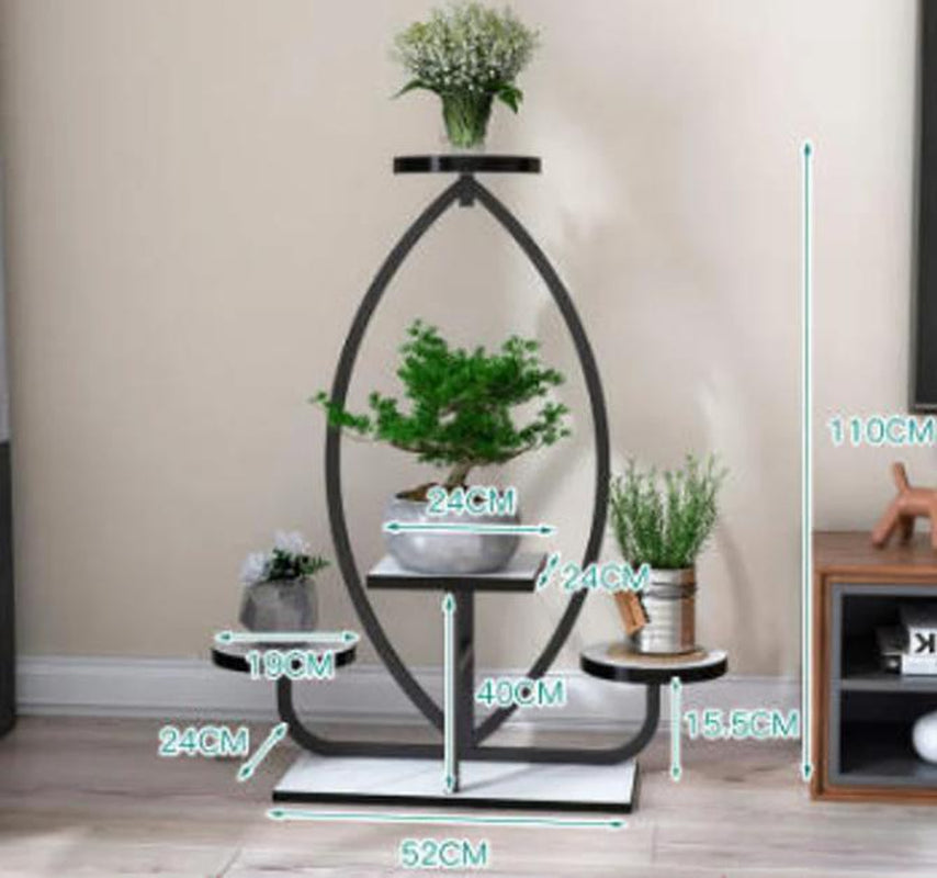 Stylish Lotus Shape Plant Stand Indoor Tall Plant Shelf Metal Tiered Hanging Shelf, Wedding Flower Stands, Indoor Plant Stand, Wedding Decor, Home Decor Organiser Rack