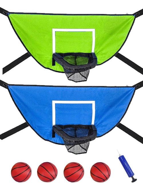 Load image into Gallery viewer, 2 Pack Trampoline Basketball Hoop Attachment for Adults - Basketball Hoop Goal for Trampoline Accessories Outdoor
