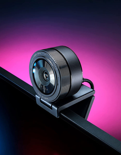 Load image into Gallery viewer, Kiyo Pro Webcam for Streaming, Gaming, Video Calls: Full HD 1080P 60FPS - Adaptive Light Sensor - HDR Enabled - Wide Angle Lens with Adjustable FOV - Works with OBS, Xsplit, Twitch, Zoom, Teams
