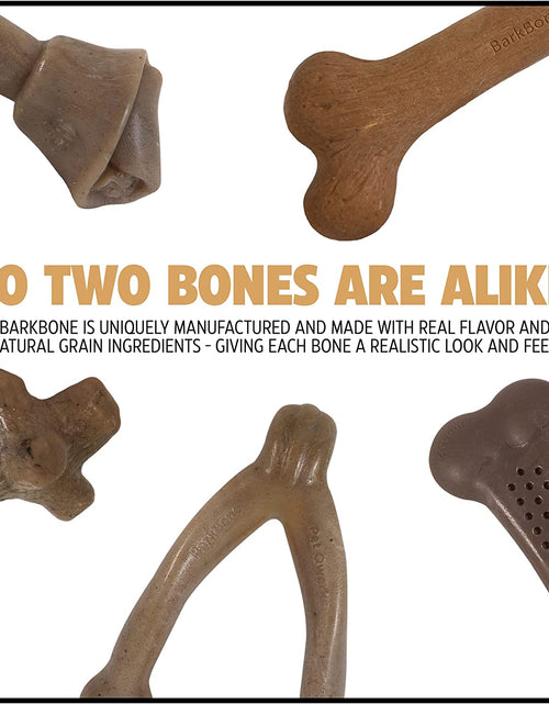 Load image into Gallery viewer, Dinosaur Barkbone - Nylon Dog Bone for Aggressive Chewers - Bacon Flavor - 8.5"
