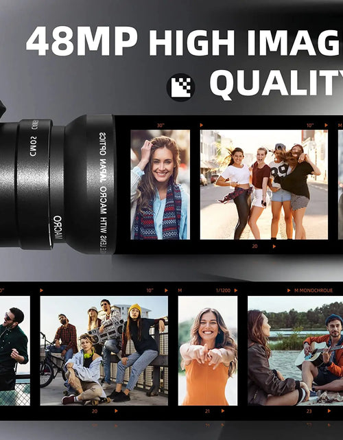 Load image into Gallery viewer, 4K Digital Camera Ultra 48MP Camera Vlogging Camera with Wide Angle Lens 16X Digital Zoom 3.0 Inch Screen Camera
