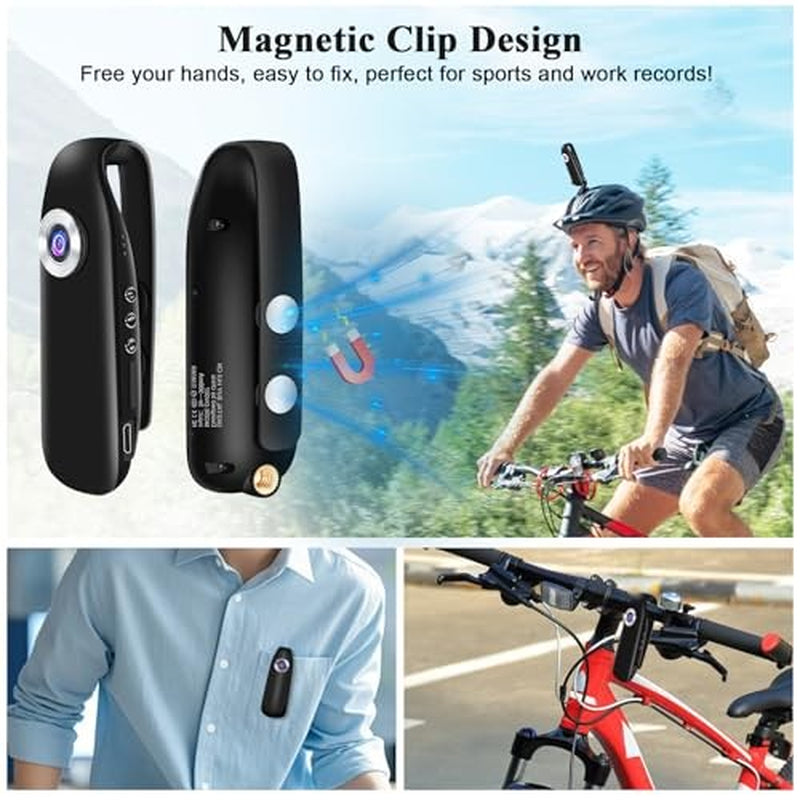 32G Body Camera, Small Sport Video Camera HD 1080P Body Camera, Portable