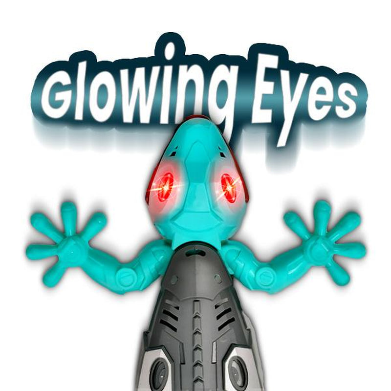 Wall Crawler Gecko, Winktoys Remote Control Toy, Electric Lizard Toy with LED Glowing Eyes, 360° Spin, Animal Toy, Fun Indoor Toy, Gift Idea, Party Toy, Cool Gifts, Family Fun