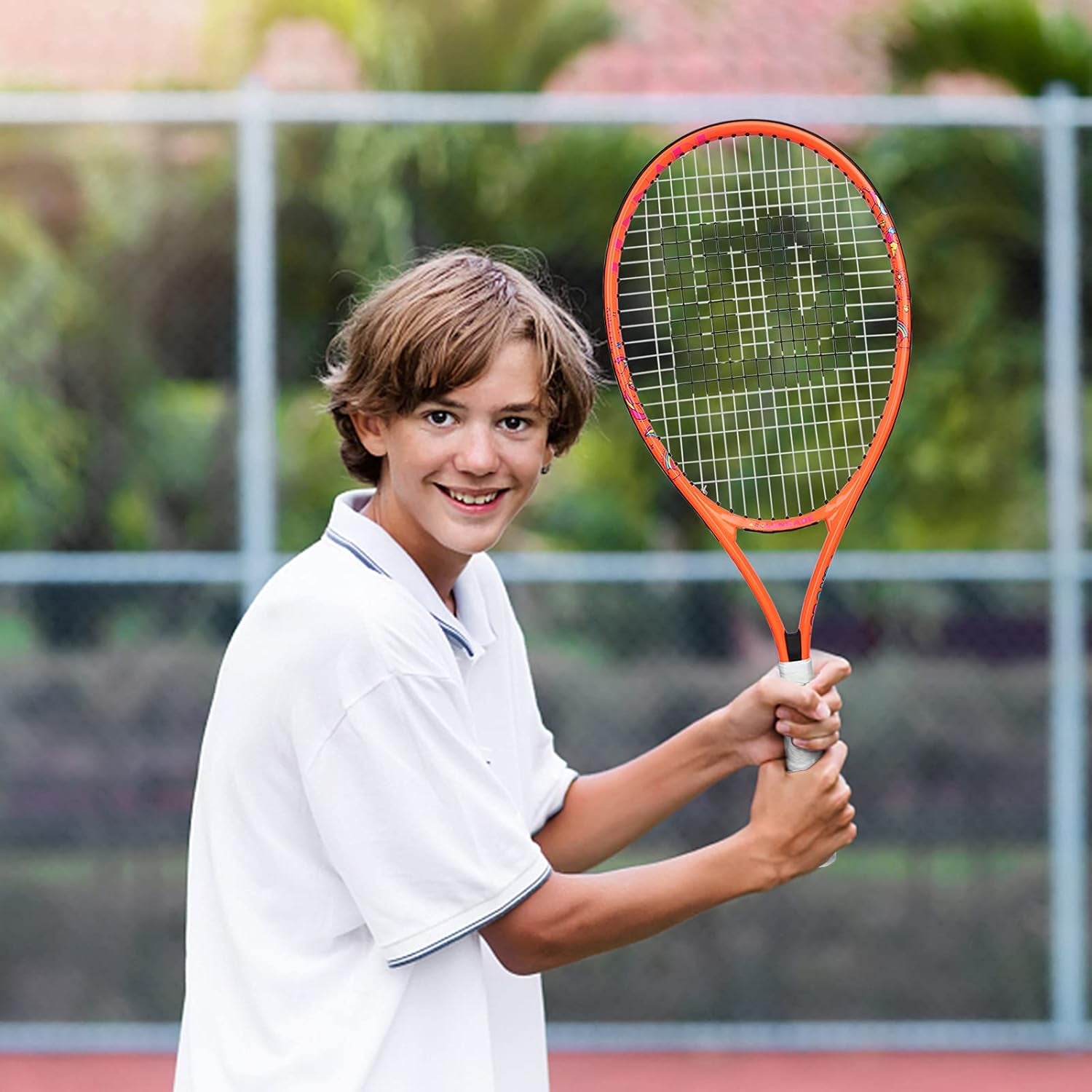 Tennis Racket for Kids Junior, 19/21/23/25 Inch Youth Tennis Racquet with Cover, Suitable for Beginner Boys and Girls Age 3-12