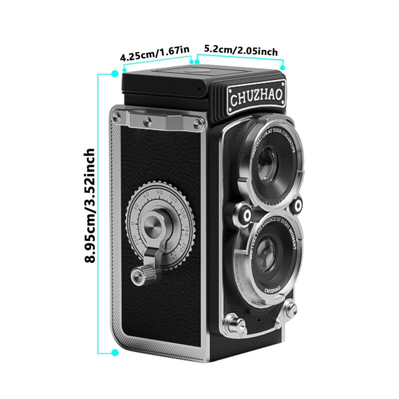 Digital Vintage Mini Digital Camera, 1080P HD Video 12MP Autofocus Digital Cameras with 16GB Card, Compact Camera for Vlogging
