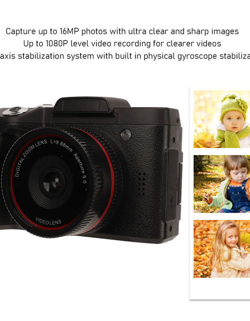 Load image into Gallery viewer, 1080P Digital Camera 1080P Digital Camera 16MP HD Smart Digital Camera SLR Digital Camera for Photography Digital Camera
