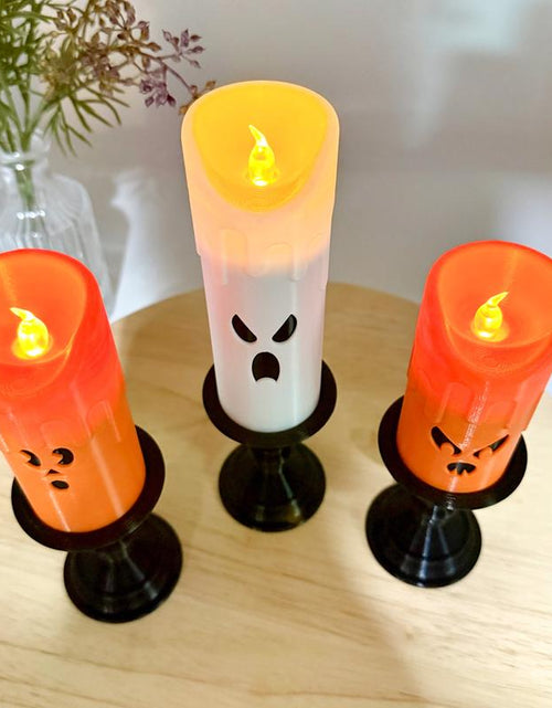 Load image into Gallery viewer, Spooky Candlestick Halloween Decor
