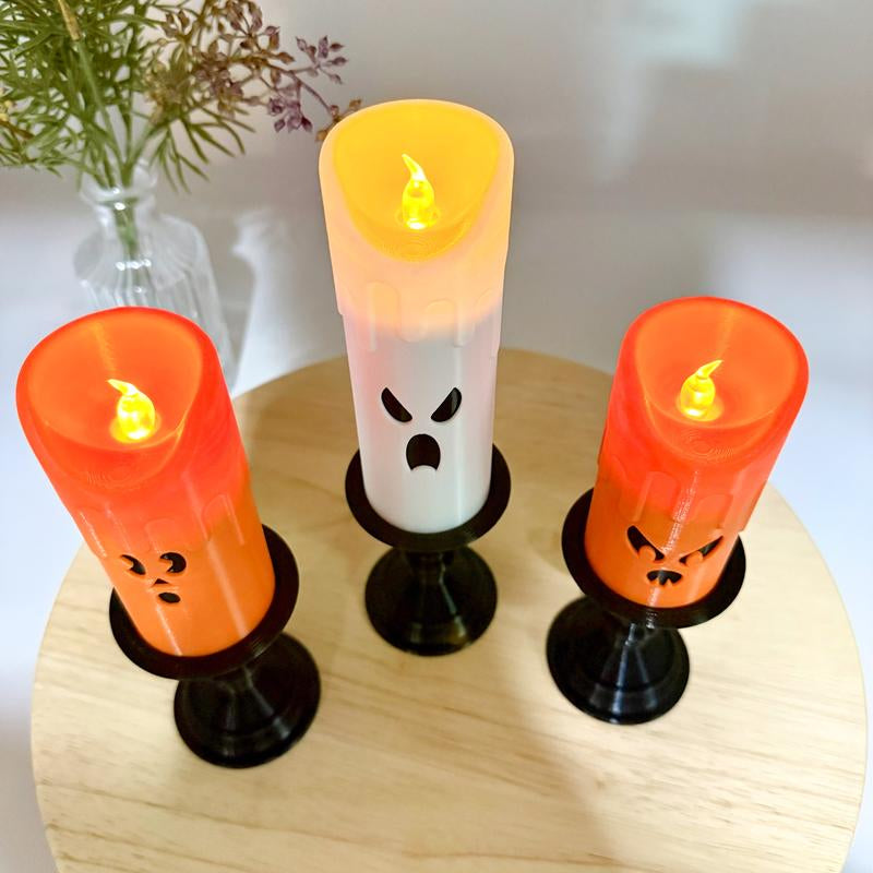 Spooky Candlestick Halloween Decor
