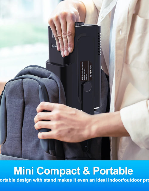 Load image into Gallery viewer, HY320 Android11 4K HD Projector Wifi6 Allwinner H713 390ANSI BT5.0 1920*1080P Outdoor Portable Projetor Upgrated HY300
