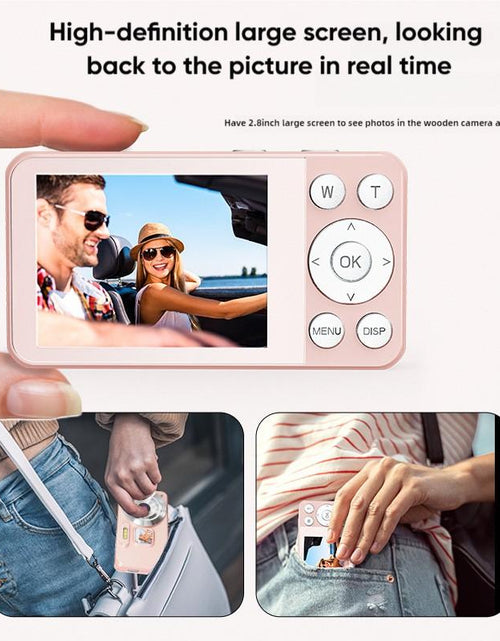 Load image into Gallery viewer, Digital Camera, Portable FHD 1080P Digital Cameras, 48MP 16X Digital Zoom with 2.8&quot; IPS Compact Small Vintage Camera for Vlogging, Point Shoot Camera.
