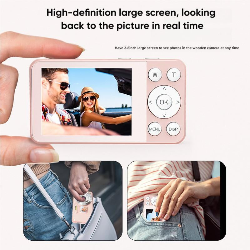Digital Camera, Portable FHD 1080P Digital Cameras, 48MP 16X Digital Zoom with 2.8" IPS Compact Small Vintage Camera for Vlogging, Point Shoot Camera.