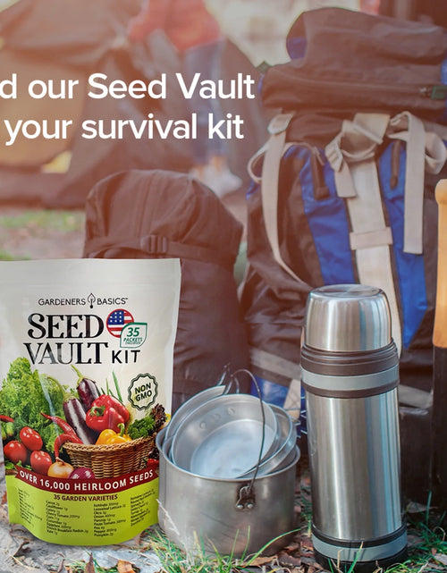 Load image into Gallery viewer, Vegetable Seed Vault Kit | 35 Variety Pack
