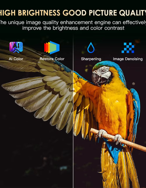 Load image into Gallery viewer, S30MAX Portable Smart Mini Projector 1080P 9500L Portable Projector Android Projectors with WIFI and Bluetooth Remote
