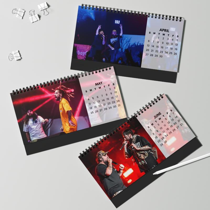 The Boys Desktop Calendar, G59 Table Decor, New Year 2025 Calendar, Ruby and Scrim New Calendar Gift for Fans