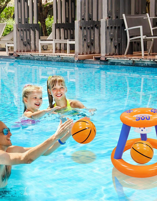 Load image into Gallery viewer, Inflatable Basketball Hoop for Pool Games Outdoors

